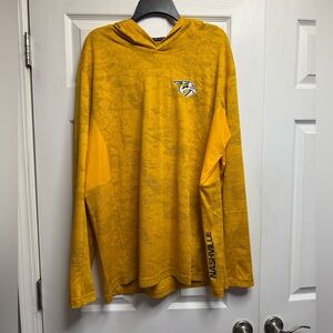 Nashville Predators NHL Pro Fanatics Branded Yellow Hoodie